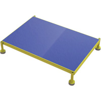 Plateforme de travail en une &eacute;tape &agrave; hauteur r&eacute;glable, 24" la x 36" pr, Capacit&eacute; de 800 lb, Enti&egrave;rement soud&eacute; Distribution Jean Lapalme