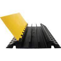 Powerhouse Heavy-Duty Straight Cable Protector, 3 Channels, 36" L x 19.75" W x 3" H Distribution Jean Lapalme