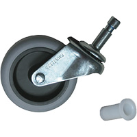 Roulette pour chariot &agrave; plateforme et seau &agrave; vadrouille Distribution Jean Lapalme