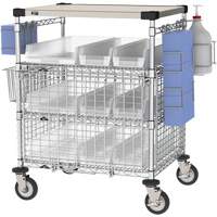 Poste d'EPI pour r&eacute;ception, Acier inoxydable, 43" x 40" x 24", Capacit&eacute; 900 lb Distribution Jean Lapalme