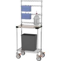 Poste de d&eacute;sinfection, Acier inoxydable, 24" x 60" x 14", Capacit&eacute; 900 lb Distribution Jean Lapalme