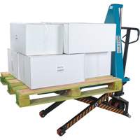 L&egrave;ve-palette manuel &agrave; ciseaux, 20-1/4" lo x 45-1/4" la, Acier, Capacit&eacute; de 3300 lb Distribution Jean Lapalme