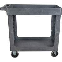 Chariot utilitaire pour l'entretien, 2 tiers, 16-1/2" x 32-1/2" x 34-1/2", Capacit&eacute; 550 lb Distribution Jean Lapalme