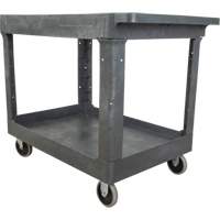 Chariot utilitaire pour l'entretien, 2 tiers, 24-5/8" x 32-1/2" x 40", Capacit&eacute; 550 lb Distribution Jean Lapalme