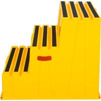 Escabeau industriel, 3 marches, 34-13/16" x 22-7/16" x Hauteur 28-1/2" Distribution Jean Lapalme