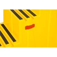 Escabeau industriel, 3 marches, 34-13/16" x 22-7/16" x Hauteur 28-1/2" Distribution Jean Lapalme