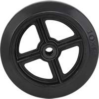 Roue en caoutchouc moul&eacute;, 10" (254 mm) dia. x 2" (50,8 mm) la, Capacit&eacute; de 948 lb (430 kg) Distribution Jean Lapalme