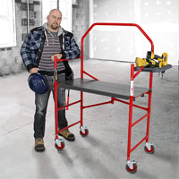Buildman Portable Scaffold, 40-5/8" D x 4' H Distribution Jean Lapalme