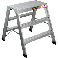 Portable Work-Stand Saw Horse, Aluminum Frame, 12-1/4" D x 36" H Distribution Jean Lapalme