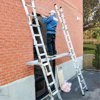 Planche de travail t&eacute;lescopique, 204" la x 12" pr, Capacit&eacute; de 250 lb, D&eacute;mont&eacute; Distribution Jean Lapalme