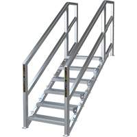 Syst&egrave;me d'escalier modulaire pour la construction de 6-10 marches SmartStairs, 75" ha Distribution Jean Lapalme