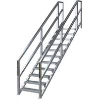 Syst&egrave;me d'escalier modulaire pour la construction de 11-16 marches SmartStairs, 120" ha Distribution Jean Lapalme