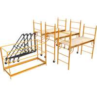Complete 18' Drywall  Baker Scaffold Tower Set, 122" D x 236" H Distribution Jean Lapalme