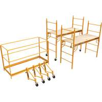 Complete 12' Drywall Baker Scaffold Tower Set, 58-1/2" D x 183" H Distribution Jean Lapalme