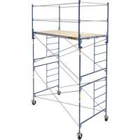 Complete Scaffold Tower with Casters, 66-2/10" D x 177-1/2" H Distribution Jean Lapalme