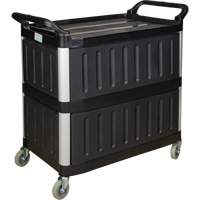 Chariot utilitaire, 3 tiers, 19-3/4" x 37-1/2" x 40-1/4", Capacit&eacute; 250 lb Distribution Jean Lapalme