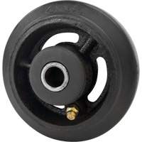 Roue en caoutchouc moul&eacute;, 4" (102 mm) dia. x 1-1/2" (38 mm) la, Capacit&eacute; de 350 lb (158 kg) Distribution Jean Lapalme