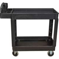 Chariot utilitaire, 2 tiers, 17-1/8" x 33-1/2" x 37-5/8", Capacit&eacute; 550 lb Distribution Jean Lapalme
