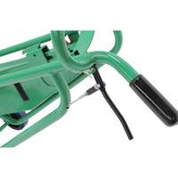Powered Drum Hand Truck with Pneumatic Wheels Distribution Jean Lapalme