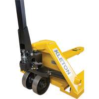 Steel Wheel Pallet Truck, Steel, 48" L x 27" W, 5500 lbs. Capacity Distribution Jean Lapalme