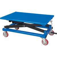 Table &eacute;l&eacute;vatrice manuelle &agrave; ciseaux, 37-3/8" lo x 23-5/8" la, Acier, Capacit&eacute; 660 lb Distribution Jean Lapalme