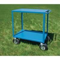 Outdoor Shelf Cart, 2 Tiers, 18" W x 39" H x 33" D, 1200 lbs. Capacity Distribution Jean Lapalme