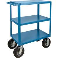 Outdoor Shelf Cart, 3 Tiers, 18" W x 39" H x 33" D, 1200 lbs. Capacity Distribution Jean Lapalme