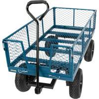 Wagon avec c&ocirc;t&eacute;s rabattables, 24" la x 48" la x Capacit&eacute; 800 lb Distribution Jean Lapalme