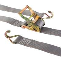 Heavy-Duty Utility Strap, J-Hook, 2" W x 16' L, 500 lbs. (227 kg) WLL Distribution Jean Lapalme