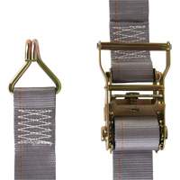 Heavy-Duty Utility Strap, J-Hook, 2" W x 16' L, 500 lbs. (227 kg) WLL Distribution Jean Lapalme