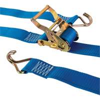 Tendeur d'arrimage utilitaire robuste, Crochet en J, 2" la x 20' lo, Charge d'utilisation 500 lb (227 kg) Distribution Jean Lapalme