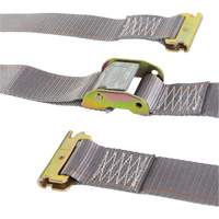 Tendeur d'arrimage utilitaire robuste, Boucle &agrave; came, 2" la x 16' lo, Charge d'utilisation 835 lb (379 kg) Distribution Jean Lapalme
