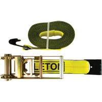 Tendeur d'arrimage pour treuil, Crochet plat, 3" , 30' , Charge d'utilisation max. 5400 lb (2449 kg) Distribution Jean Lapalme
