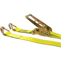 Tendeur d'arrimage pour treuil, Crochet en J, 3" , 30' , Charge d'utilisation max. 5400 lb (2449 kg) Distribution Jean Lapalme