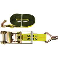 Tendeur d'arrimage pour treuil, Crochet en J, 3" , 30' , Charge d'utilisation max. 5400 lb (2449 kg) Distribution Jean Lapalme