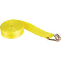 Logistic Strap, J-Hook, 2" W x 30' L, 1670 lbs. (757 kg) Working Load Limit Distribution Jean Lapalme