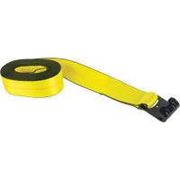 Tendeur d'arrimage logistique, Crochet plat, 3" , 30' , Charge d'utilisation max. 5400 lb (2449 kg) Distribution Jean Lapalme