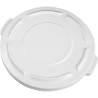 Couvercles ronds Brute, Couvercle plat, Plastique/Poly&eacute;thyl&egrave;ne, Convient aux contenants 19-7/8" dia. Distribution Jean Lapalme