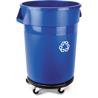Contenant de collecte des d&eacute;chets recyclable Brute, Vrac, Plastique, 32 gal. US Distribution Jean Lapalme