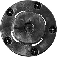 Chariot &agrave; visser Brute, Poly&eacute;thyl&egrave;ne, Noir, Convient aux contenants 20 - 55 US gal. Distribution Jean Lapalme