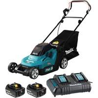 Ensemble de tondeuse LXT 36 V 5,0 Ah, Pouss&eacute;e, &agrave; pile, Largeur de coupe 17" Distribution Jean Lapalme