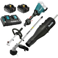 Ensemble de bloc d'alimentation sans balai &agrave; mandrin fendu LXT 5.0 Ah a/taille-haie EM405MP, &agrave; pile, 36 V Distribution Jean Lapalme