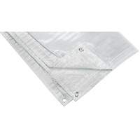 Insulated Tarp, Polyethylene, White, 20' x 12' x 8 mils Distribution Jean Lapalme