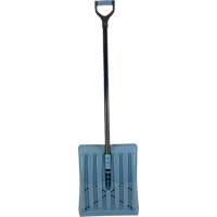 Snow Shovel, Polypropylene Blade, 17-1/2" Wide, Straight Handle Distribution Jean Lapalme