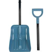 Collapsible Snow Shovel, Polypropylene Blade, 10" Wide, Straight Handle Distribution Jean Lapalme