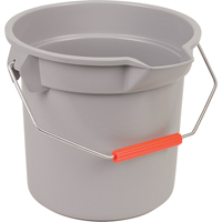 Seau Brute, Capacit&eacute; de 3.5 gal. US (14 pintes), Gris Distribution Jean Lapalme