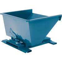 Self-Dumping Hopper, Steel, 3/4 cu.yd., Blue Distribution Jean Lapalme