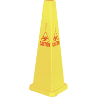 C&ocirc;nes de d&eacute;viation Lamba  Caution , Anglais avec pictogramme Distribution Jean Lapalme