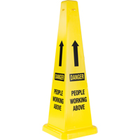 C&ocirc;nes de d&eacute;viation  People Working Above , Anglais avec pictogramme Distribution Jean Lapalme