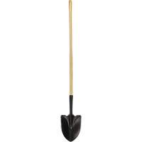 Pelle ronde, Lame Acier durci, Bois, Manche Droit Distribution Jean Lapalme